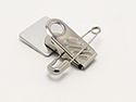 Swivel Clip with Pin W/Adhesive